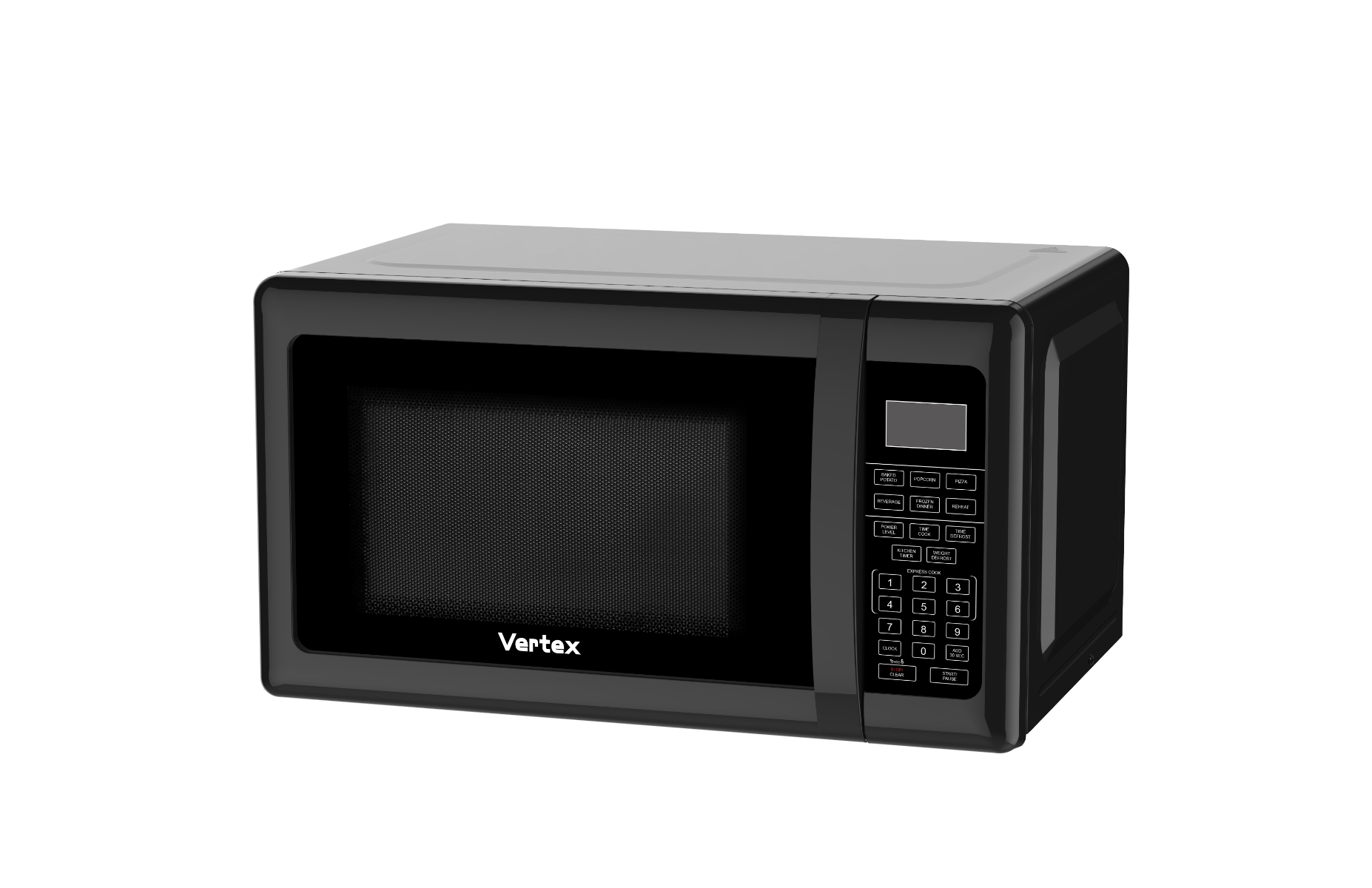 Vertex, Microwave, 0.7 Cuft, Digital, Black, With Child lock