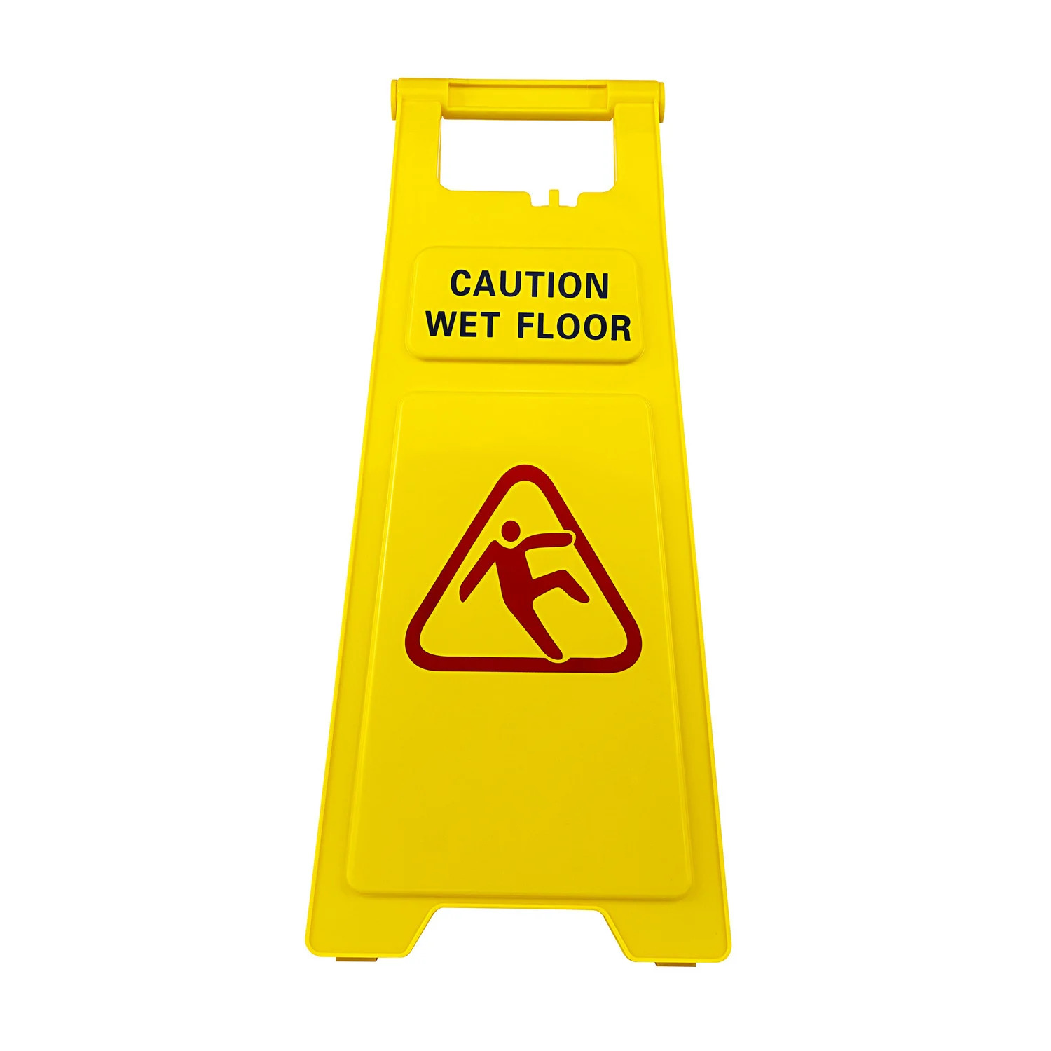 Wet Floor Caution Sign, 2-Sided Easel, 23in Height