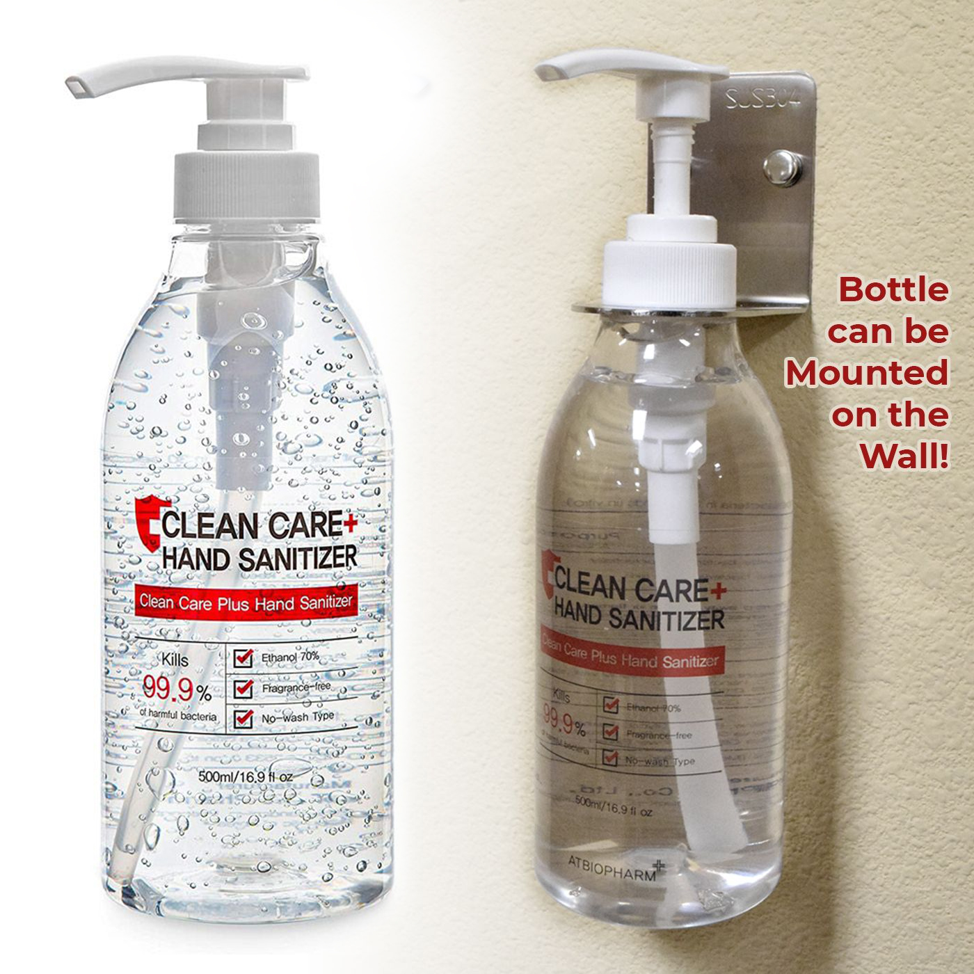 Clean Care Hand Sanitzer & Wall Mount Bracket