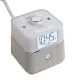 CubieBlue 2.0 Bluetooth 2.0 Single Day Alarm Clock, 2 USB (a+c) & 2 Outlets, White