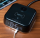 CubieDuo 2.0, Single Day Alarm Clock, Qi Wireless Charging, 1 USB-C & 1 USB-A, Black