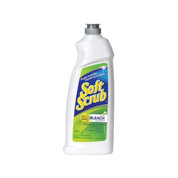 Soft Scrub Cleaner w/ Bleach, 24 oz, 9/CS*
