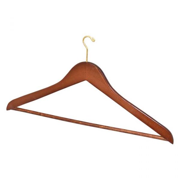 Buy Open Hook Men's Hanger Natural in Bulk
