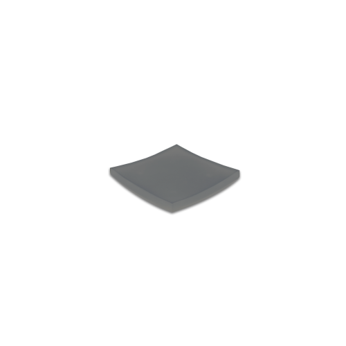 Smoke Curved Soap Dish, 12/CS