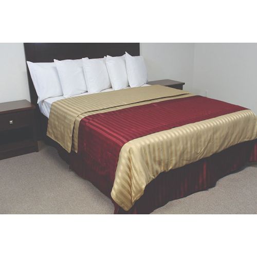 SPECIAL Duvet Cover, Camel Poly Stripe, Full XL 81X95