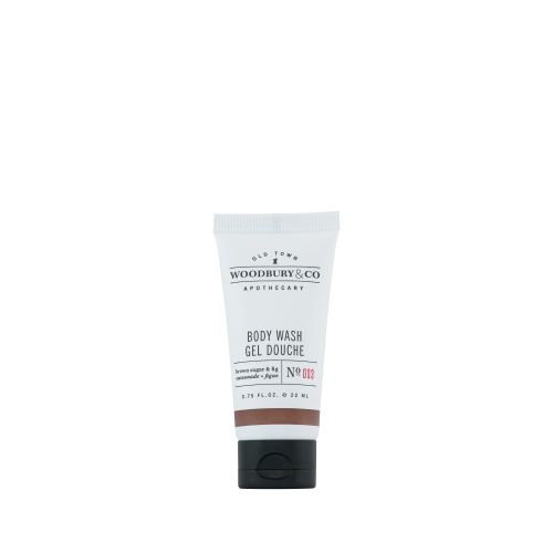 Woodbury & Co, 22mL Tubes, Brown Sugar & Fig Body Wash, 288/CS