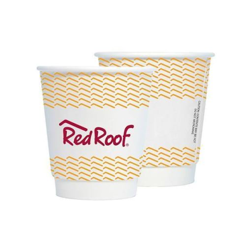 Red Roof Double Wall Cups, UNWRAPPED, 9oz, 500/CS