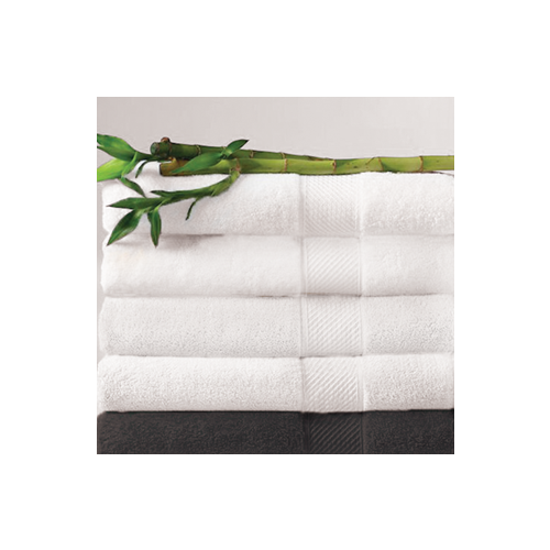 Temptation Bamboo Bath Towel, 27x56, 17 lb, White