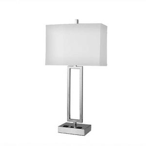Startex, Gatsby Single Table Lamp, 2 Outlets