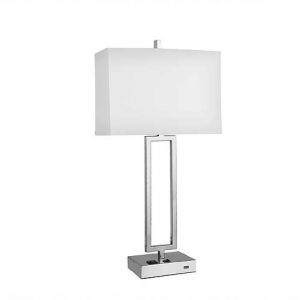 Startex, Gatsby Single Table Lamp, 1 Outlet w/ USB