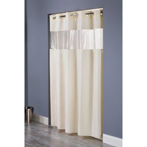 Shower Curtain, Hookless, The Major, 71x77, Beige
