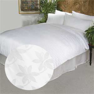 White Floral Decorative Top Sheets