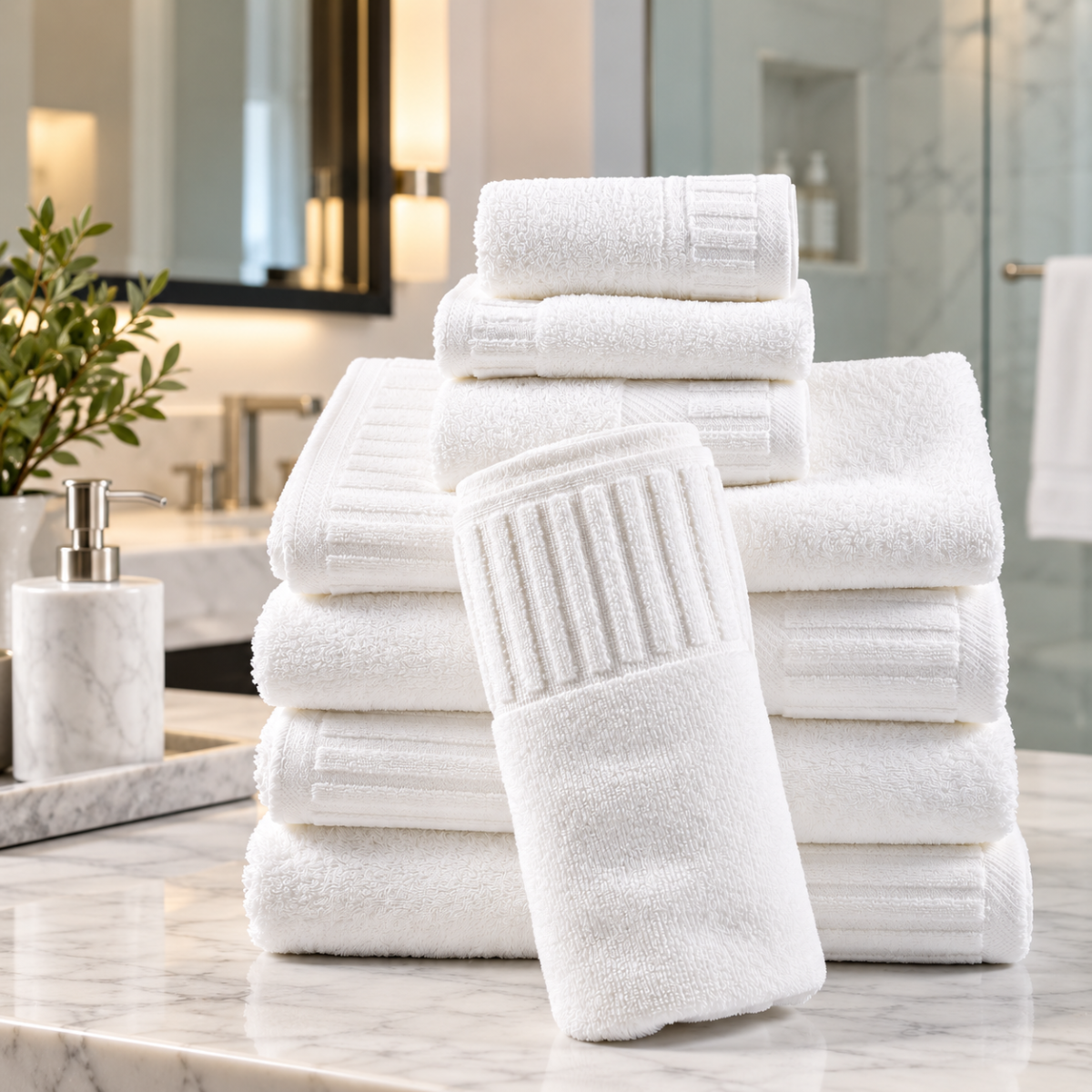 Piano Key Towels
