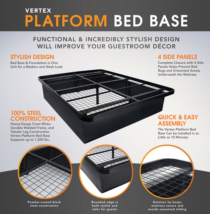 Vertex Platform Bed Bases